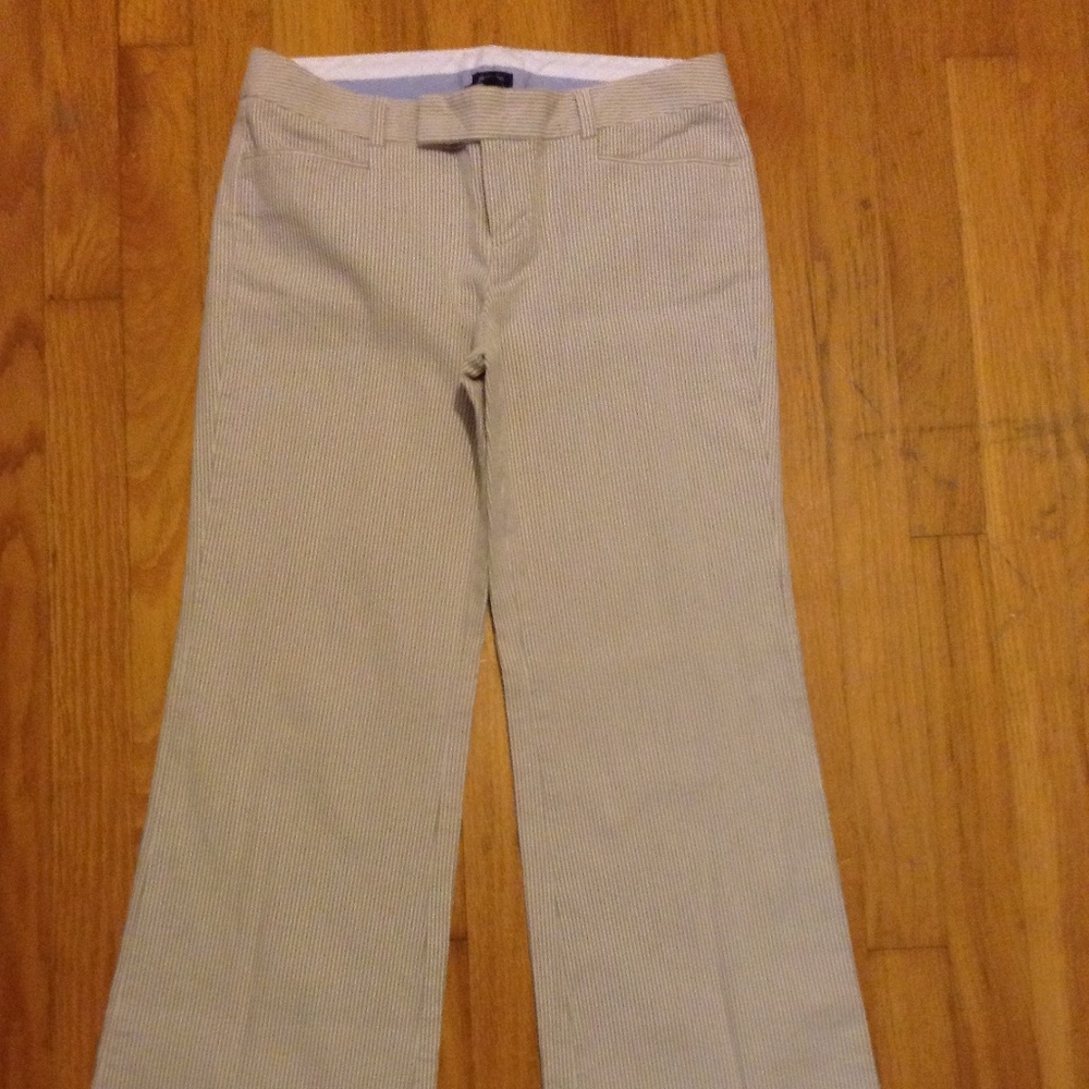 Tan Pinstripe GAP Trousers- 2R